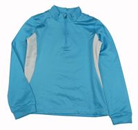 Modro-bílá sportovní funkční mikina Crane