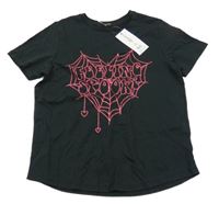 Nové - Černé tričko s pavučinou George