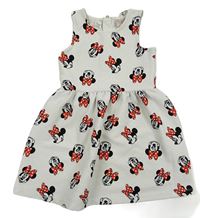 Světlešedé žebrované šaty s Minnie H&M