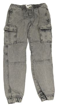 Šedé melírované cuff rifle s kapsami Chapter young