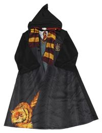 Kostým - Černo-vínový plášť s kapucí - Harry Potter zn. George