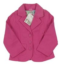 Nové - růžové teplákové sako Mothercare