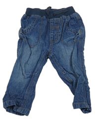 Modré lehké rifle s úpletovým pasem George