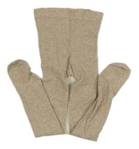 Béžové melírované punčocháče H&M