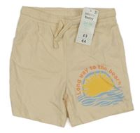 Nové - smetanové kraťasy se sluncem Pep&Co