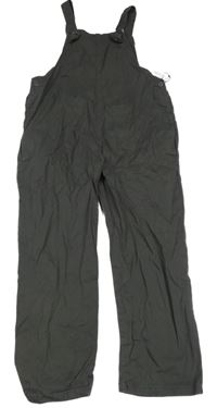 Nové - tmavošedé plátěné laclové kalhoty Denim Co.