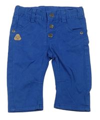 Modré plátěné kalhoty Mexx