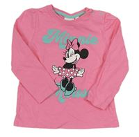 Růžové triko s Minnie Disney