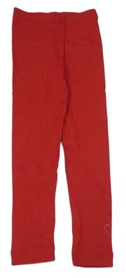 Červené spodní kalhoty se srdcem 