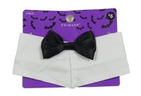 Nové - Bílý límeček s černým motýlkem Primark