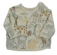 Smetanová mikina se zvířátky George