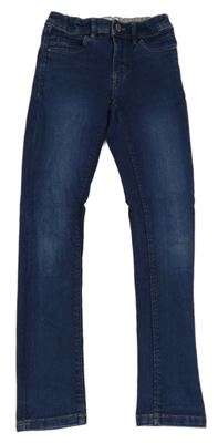 Tmavomodré teplákové skinny rifle Name it