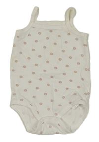 Bílo-růžové květované body Zeeman 