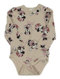 Béžové body s Minnie Disney