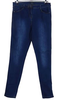Dámské tmavomodré skinny rifle M&Co