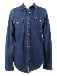 Pánská tmavomodrá riflová košile Lee 