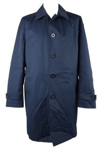 Dámský tmavomodrý šusťákový jarní kabát Christian Berg 