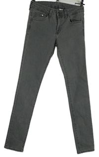 Dámské šedé skinny rifle H&M