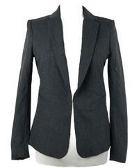 Dámské tmavošedé vzorované sako H&M