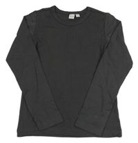 Tmavošedé triko Alive