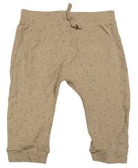 Béžové lehké tepláky s puntíky George