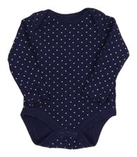 Tmavomodré puntíkaté body F&F