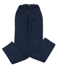 Tmavomodré skinny rifle 