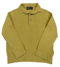 Olivový svetr s límečkem Next