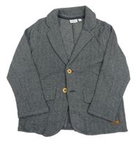 Antracitovo-bílé vzorované teplákové sako Name it