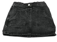 Černá riflová sukně Next