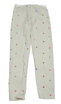 Smetanové legíny s puntíky H&M