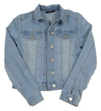 Světlemodrá riflová crop bunda George