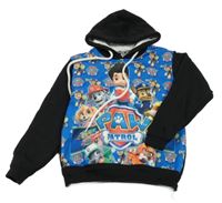 Modro-černá mikina s kapucí - Tlapkov patrola 