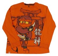 Oranžové triko s potiskem - Lego Ninjago