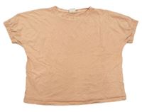 Světlerůžové oversize tričko Zara