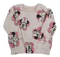 Světlerůžová mikina s Minnií Disney