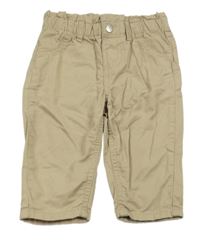 Béžové plátěné kalhoty Topomini 