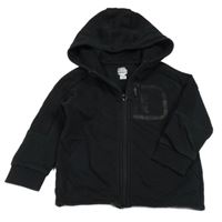 Černá propínací mikina s kapucí F&F