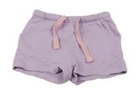 Lila teplákové kraťasy Lupilu 