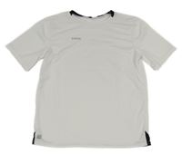 Bílé sportovní funkční tričko Kipsta 