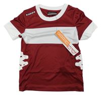 Nové - Červeno-bílé sportovní tričko Kappa