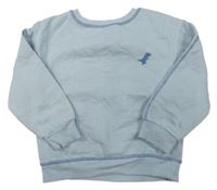 Světlemodrá oversize mikina s dinosaurem Primark