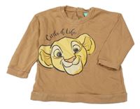Béžová mikina se Simbou Disney