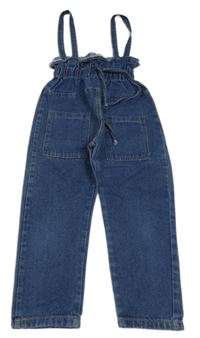 Modré paper bag rifle s kšandami 