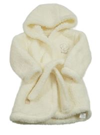 Smetanový huňatý župan s Dumbem a kapucí George