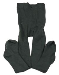 Tmavošedé punčocháče