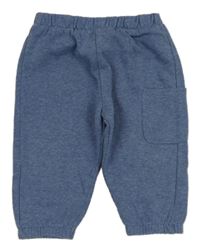 Modré melírované tepláky s kapsou F&F