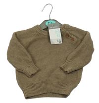 Nové - hnědý svetr PRIMARK