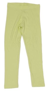 Citronové žebrované legíny George