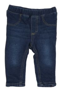 Tmavomodré džegíny H&M